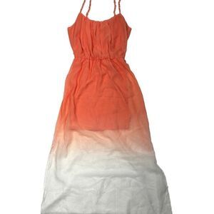 Studio Y Peach Ombre Maxi Dress (M)